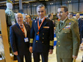 El JEMAD, junto al presidente del cómité de organización, José Antonio García González, y el jefe de la UME, teniente general César Muro Benayas.
