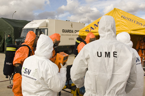 La UME y el Consejo de Seguridad Nuclear organizan un ejercicio de campo de emergencia nuclear considerada &lsquo;de inter&eacute;s nacional&rsquo;