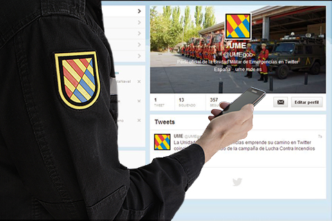 La Unidad Militar de Emergencias presenta su perfil en Twitter coincidiendo con el inicio de la campa&ntilde;a de Lucha Contra Incendios Forestales 2013
