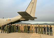 El contingente español forma parte del dispositivo RescEU enviado por el Mecanismo Europeo de Protección Civil.