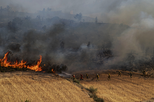 Más de 900 militares trabajan en la extinción de los incendios forestales que asolan España