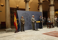 Tras la imposicion de las condecoraciones el ministro García-Margallo dirigió uas palabras a todos los presentes