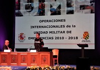 Conferencia a cargo del TCol Jorge Serra bajo el título “El papel de la UME en catástrofes internacionales”