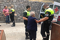 La Policía Militar del BIEM II continúa colaborando con la Policía Local,autonómica y la Cruz Roja