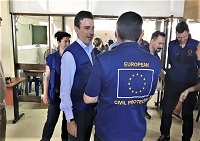 Visita del embajador de la UE a la misión de Mozambique