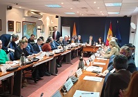 La subsecretaria del Ministerio del Interior, Isabel Goicoechea, ha presidido la reunión