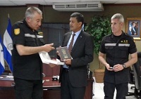 Durante su estancia en el país centroamericano, los representantes de la UME han sido recibidos por el secretario de Defensa de Honduras, Fredy Diaz Celya