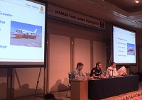 El ponente por parte de la UME fue el comandante Ivan Herreras, responsable del equipo USAR español desplegado en Ecuador tras el terremoto del pasado mes de abril