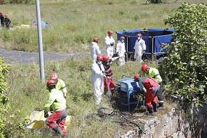 El ejercicio final se desarolló en las instalaciones de la Estación naval de A Graña