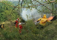 Dispositivo conjunto UME-BRIF La Iglesuela en defensa de la población de Asín