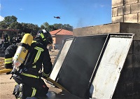 Se han empleado helicópteros para labores de reconocimiento y mediciones