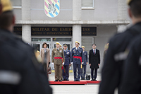 La Unidad Militar de Emergencias ha querido acompañar hoy al general de división del Ejército del Aire Manuel Gimeno Aranguez en su último día antes de su pase a la Reserva