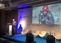 El general ALcañiz recogió el premio TECNOVE a la 