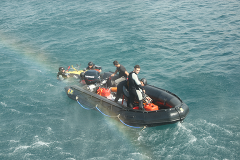 Cruz Roja Española y la Unidad Militar de Emergencias realizan un ejercicio conjunto