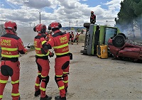Distribución de cometidos por el mando unico de la emergencia