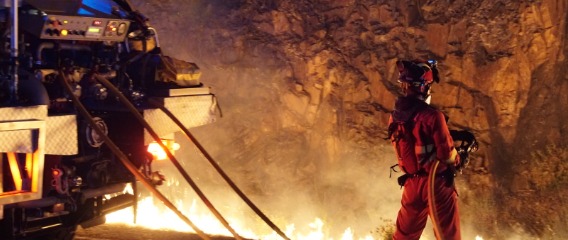 La UME se repliega del incendio forestal de Pinofranqueado tras cuatro días de apoyo a las tareas de extinción