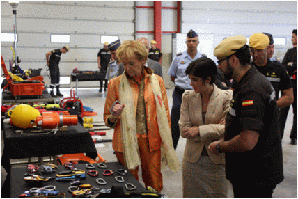 La Vicepresidenta Primera del Gobierno visit&oacute; la Unidad de Intervenci&oacute;n de Gando (Gran Canaria) perteneciente al II Batall&oacute;n de Intervenci&oacute;n en Emergencias.