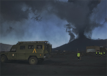 Retitada de cenizas en colaboración con ET.