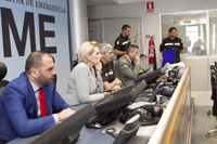 En el JOC ha asistido a una pesentación de los medios y capacidades de la UME