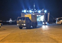 Llegada de mas efectivos de refuerzo al puerto de Palma de Mallorca