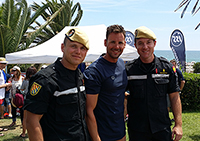 Los soldados Trigo, como nadador del equipo Mediterranean Challenge, Romero y Carretero, como patrones, han materializado la participación de la UME en este gran proyecto solidario