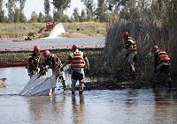 Tras estos más de 150 días que ha durado la “Operación Extremadura”, la UME ha extraído cerca de 65.000 toneladas de camalote