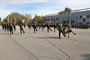Antes de finalizar el Acto se realizó un Homenaje a los Caídos por España