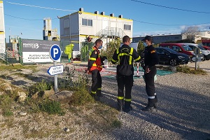 En el Ejercicio participaron todas las unidades francesas de instrucción e intervención de seguridad civil (UIISC 1, 5 y 7)