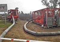 El Sistema de Gestión de Fluidos (SIGEFLU) de la UME que tiene una capacidad de extracción de hasta 50.000 l/min