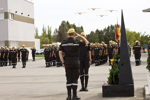 Acto en memoria de los que dieron su vida por Espa&ntilde;a