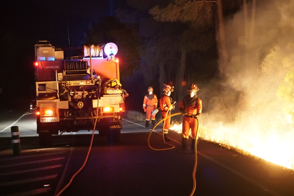 Esta intervenci&oacute;n supone la sexta en incendios forestales en lo que va de a&ntilde;o