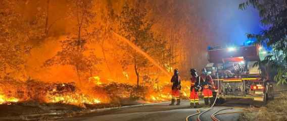 La UME lucha contra el fuego en Portugal: el mayor despliegue en el extranjero