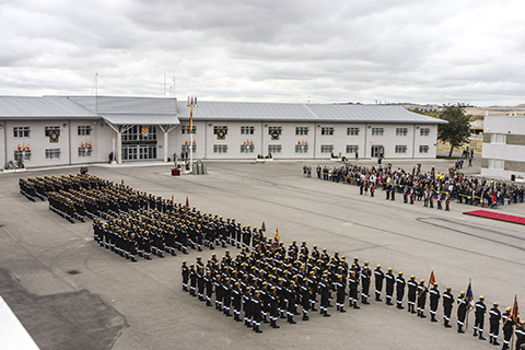 Vista panor&aacute;mica del acto de celebraci&oacute;n de la patrona de la UME Nuestra Se&ntilde;ora del Rosario