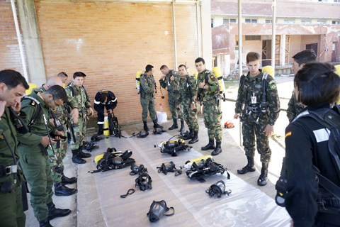 Los militares extranjeros realizar&aacute;n esta primera fase descentralizada con los alumnos del BIEM I en la Base A&eacute;rea de Torrej&oacute;n de Ardoz