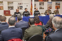 La fase presencial del VII Curso de Gestión de Catástrofes ha comenzado tras la ceremonia oficial en la Sala Histórica del Cuartel General,presidida por el Jefe de la UME