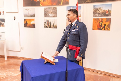 El general de brigada del Ej&eacute;rcito del Aire Jose Manuel Cuesta Casquero ha tomado posesi&oacute;n esta ma&ntilde;ana de su nuevo cargo como segundo jefe de la Unidad Militar de Emergencias