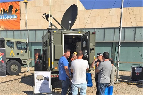 Exposici&oacute;n de la Estaci&oacute;n Gerona con sus capacidades tetrapol