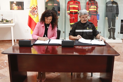 Firma del convenio con Gas Natural Fenosa