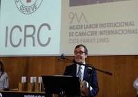 EL Comité Internacional de Cruz Roja ha sido reconocido como Mejor labor institucional de carácter internacional