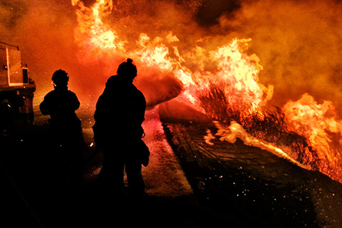 Oleada de incendios forestales durante el Puente del Pilar