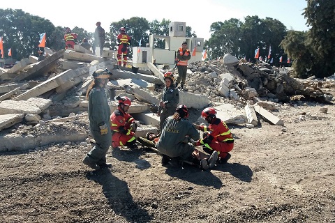 Uno de los objetivos del Middle East Forest Fire ha sido la puesta en com&uacute;n de los protocolos de actuaci&oacute;n en B&uacute;squeda y Rescate Urbano