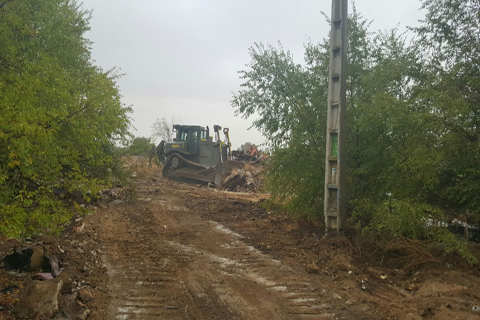 Para la adecuaci&oacute;n de estas parcelas, la UME est&aacute; colaborando con medios y personal de ingenieros