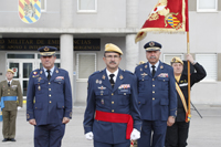 El general Gimeno quiso resaltar en su alocución la labor de los militares de la UME que desde esta madrugada se encuentran interviniendo debido a las nevadas que han afectado principalmente a las provincias de Albacete y Valencia.