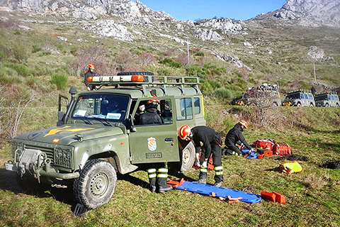 Preparaci&oacute;n de un ejercicio de salvamento y rescate