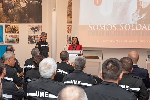 El objeto de la visita ha sido agradecer el trabajo realizado por las FAS en las localidades de Sant Lloren&ccedil; (Mallorca) y Campillos (M&aacute;laga)