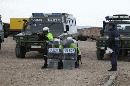 La localidad de Almaraz (C&aacute;ceres), ha sido el escenario elegido por el I Batall&oacute;n de Intervenci&oacute;n en Emergencias de la UME (BIEM I), con sede en la Base A&eacute;rea de Torrej&oacute;n de Ardoz (Madrid), para realizar las maniobras de adiestramiento de su campa&ntilde;a de inundaciones.