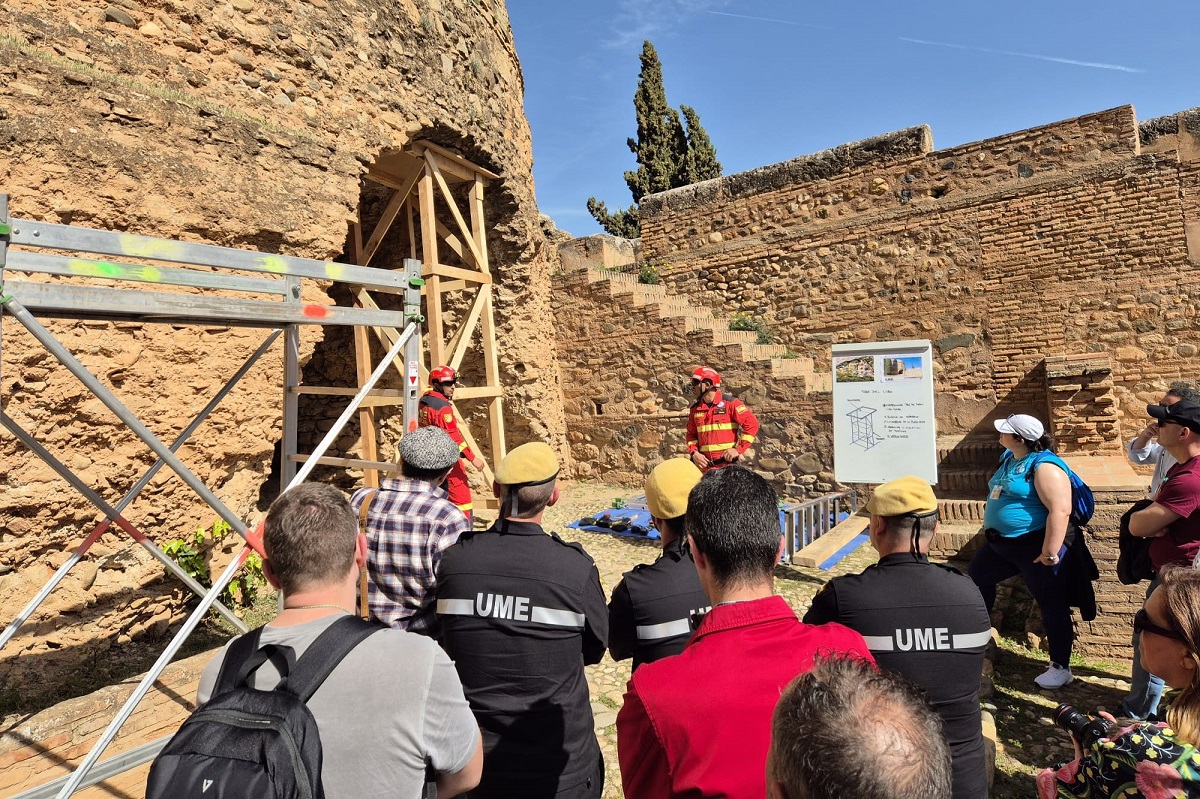 Adem&aacute;s, se simul&oacute; el rescate y triaje de bienes muebles, con zonas de clasificaci&oacute;n, embalaje y almacenamiento provisional