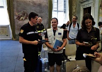 El capitán Roberto García participaba como evaluador en un ejercicio sísmico en Italia que simuló las consecuencias del terremoto de 1914