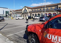Hoy también han comenzado labores de reconocimiento y desinfección en Galicia, concretamente en A Coruña y Pontevedra