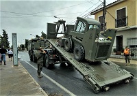 Maquinaria del Grupo de Zapadores de la Legión